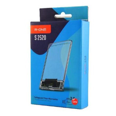 CASE HARDISK EXTERNAL USB 3.0 R-ONE 2.5 TRANSPARAN, ENCLOSURE HDD 2.5 INCI R-ONE USB 3.0 TRANPARAN