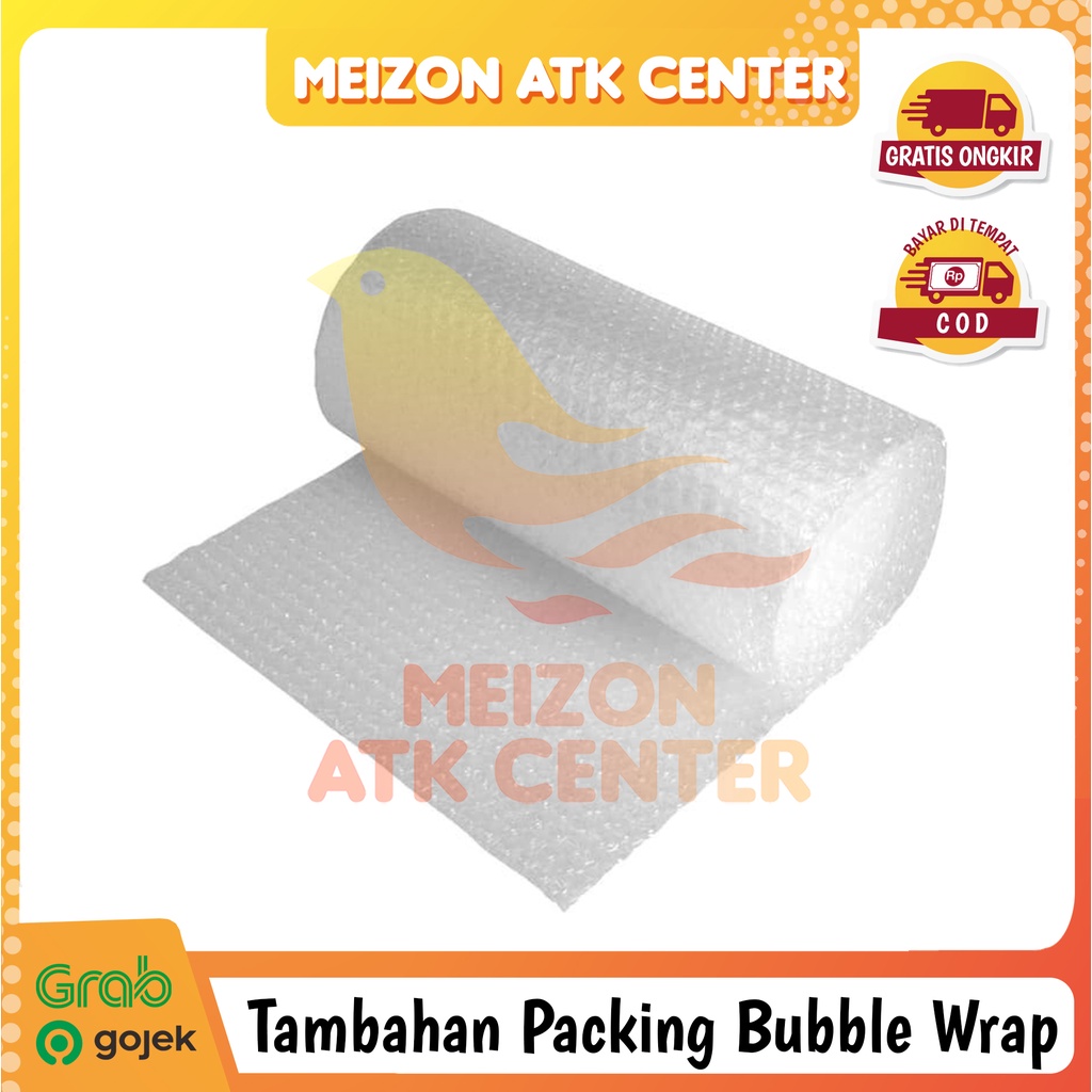 

TAMBAHAN PACKING BUBBLE WRAP [KHUSUS BRG MEIZON]