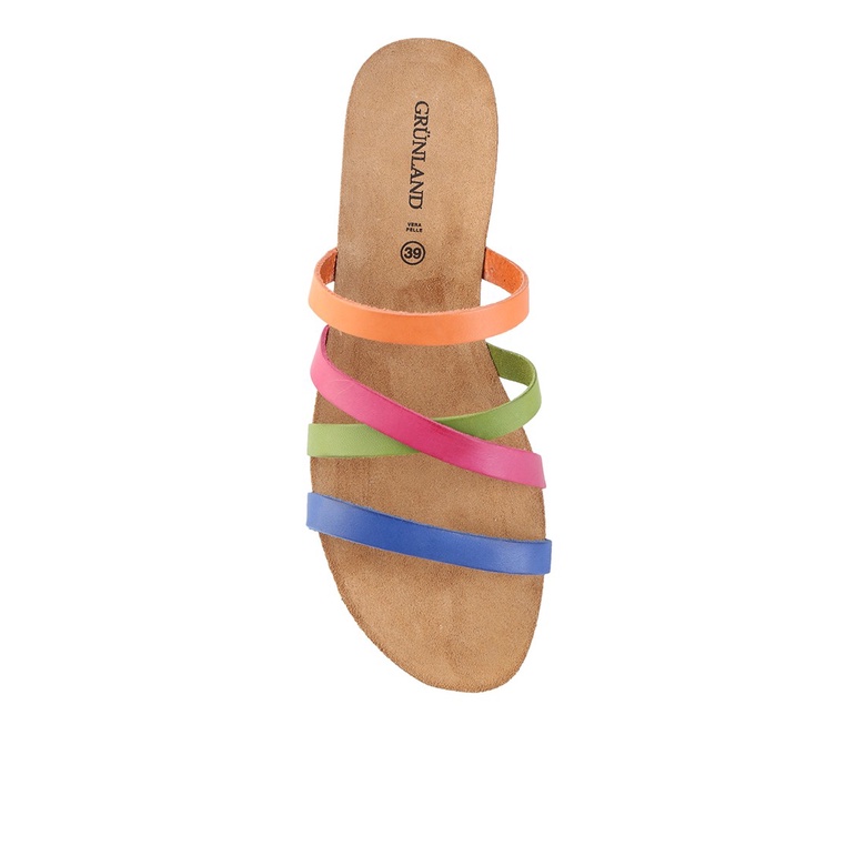 SANDAL SLIDE KULIT GRUNLAND WANITA ORIGINAL FLAT CASUAL BRANDED GRW14