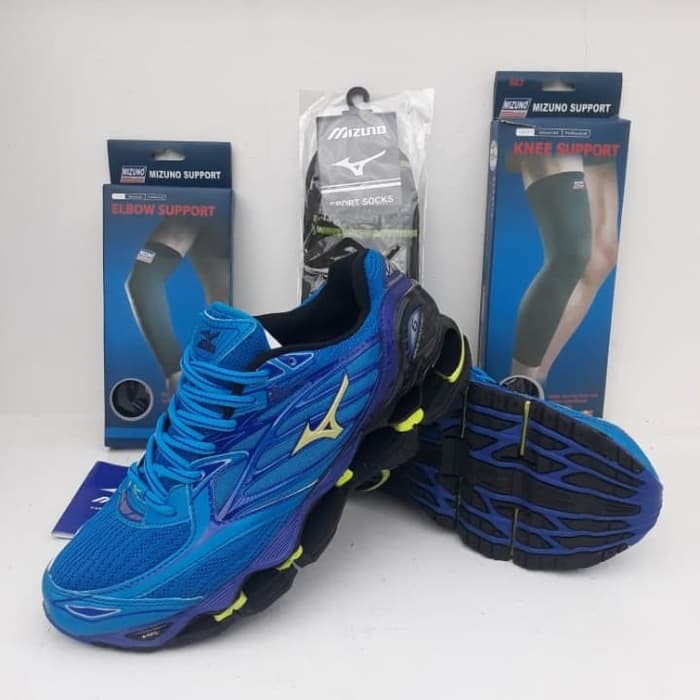 Sepatu Badminton/Bulutangkis/Volly/Voli terlaris Mizuno Original BNIB - Hitam- 40