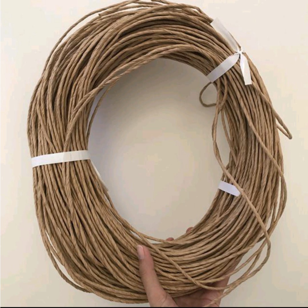 

TALI KERTAS 11 M TEBAL 2MM / COCOK UNTUK BUNGA BUKET, KERAJINAN, DEKORASI RUMAH MURAH MERIAH