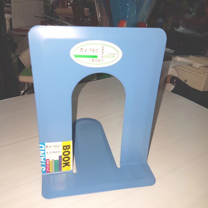 

Produk Stand Book V-Tec 6.5 Inch (Standar Buku/Pembatas/Book End Besi) Berkualitas
