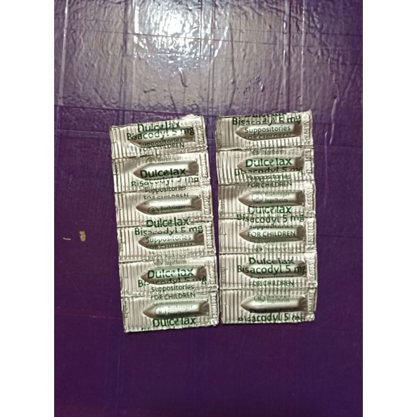Dulcolax supp 5mg strip