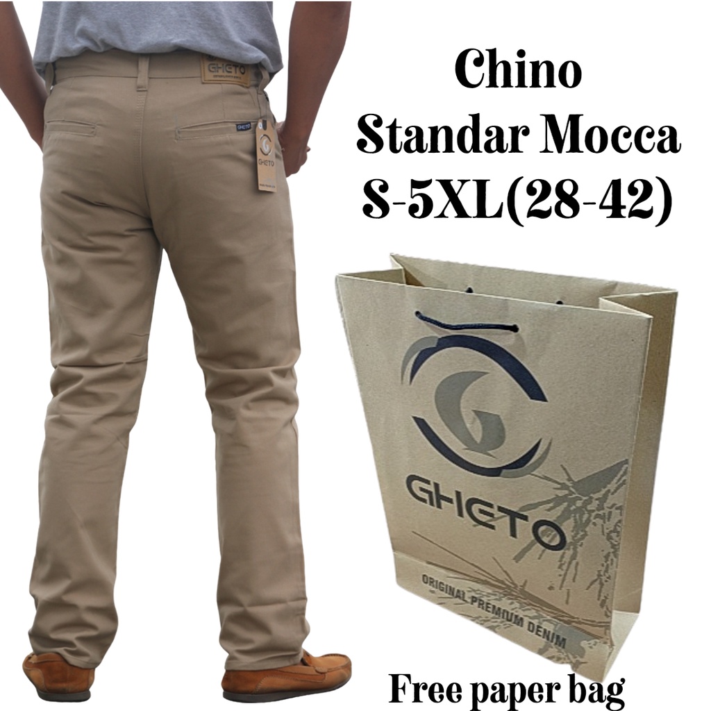 CELANA CHINO 28-50 STANDAR MOCCA