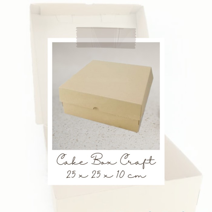

3Rs5E546 Kotak / Dus / Kardus / Box Cake, Lapis Legit 25 X 25 X 10 Cm Bcp001 56Eyhr6R