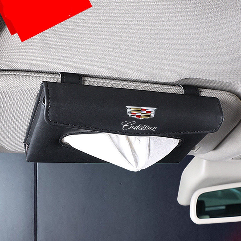 G-club Kotak Tisu Bahan Kulit PU Untuk Sun Visor Mobil