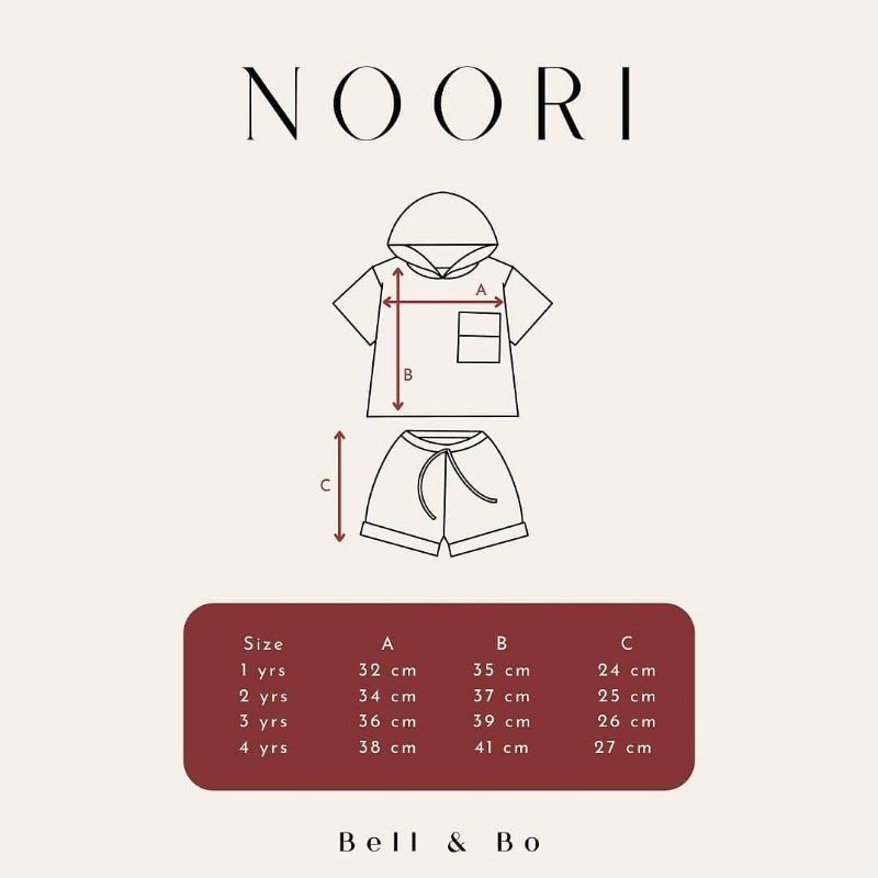 Bell &amp; Bo NOORI Hoodie Set