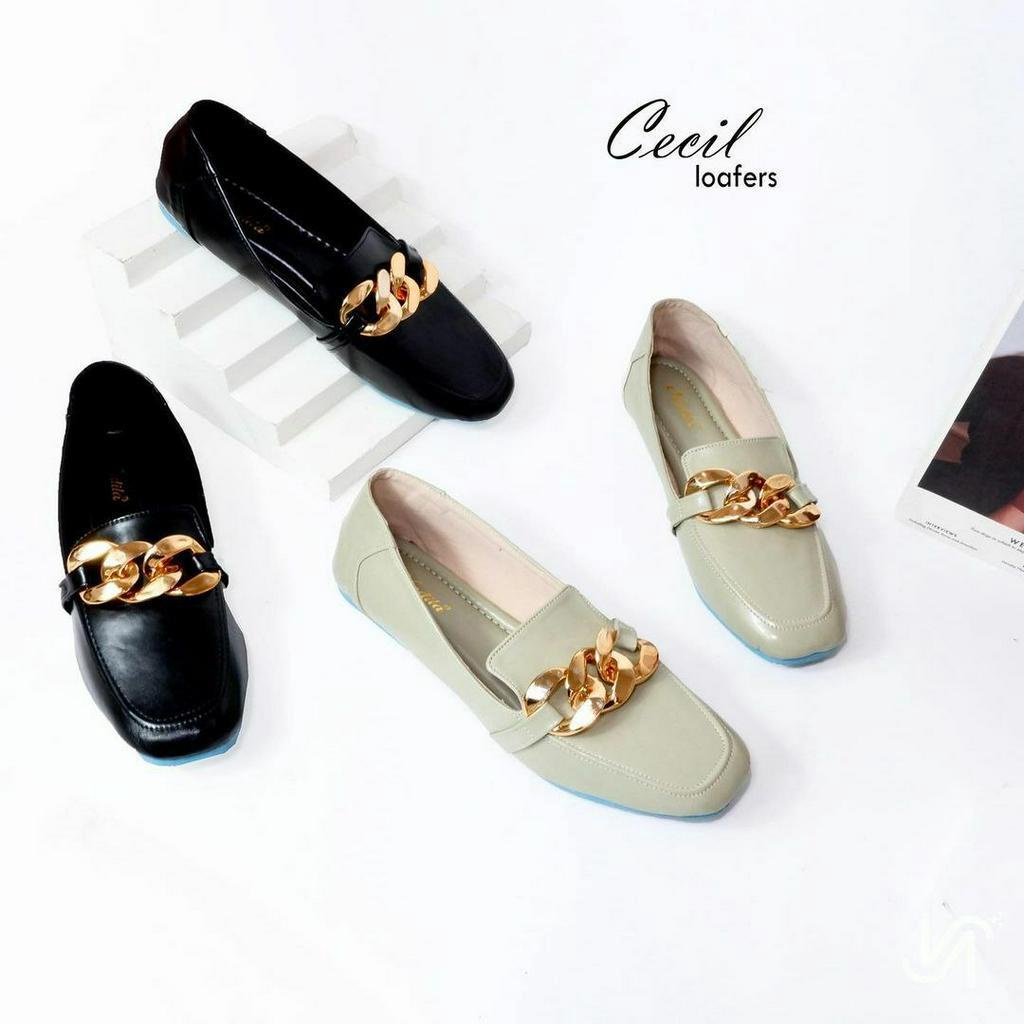 Nadilastuff Cecil Loafers Sepatu Flat Shoes Wanita Docmart Premium