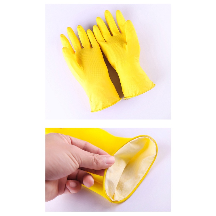 Sarung Tangan Cuci Piring Silikon Serba Guna / Rubber Glove Sarung Tangan Silikon Serba Guna / Sarung Tangan Karet Cuci Piring Latex Dotted