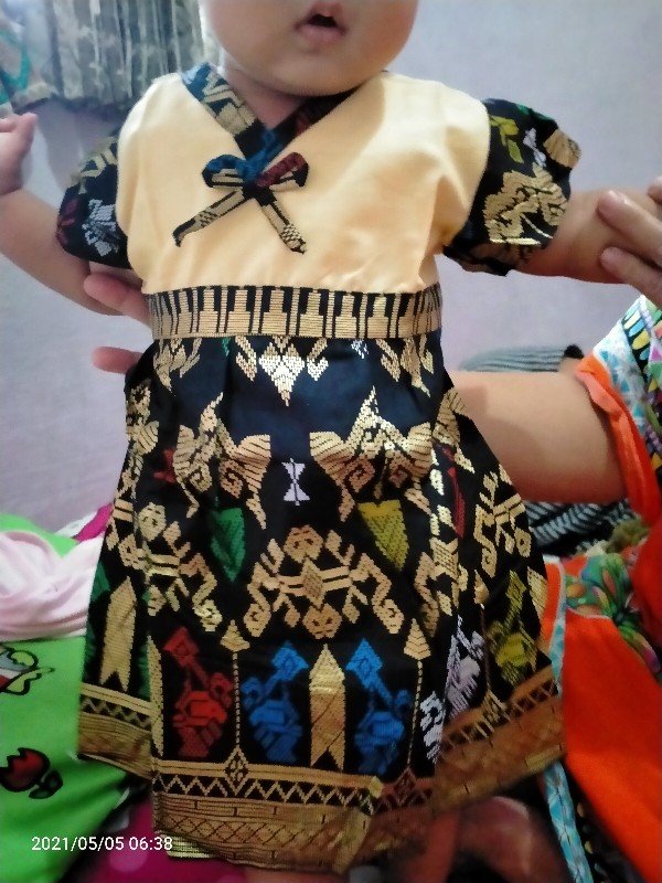 Qnunbatik Batik Keluarga/family Gamis Muslim Jodha Prodo