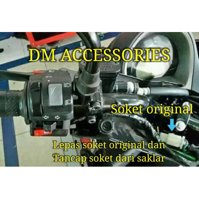 SAKLAR SWITCH LAMPU YAMAHA NMAX ORIGINAL SAKLAR OLD VIXION - LAMPU MOTOR - AKSESORIS MOTOR -
