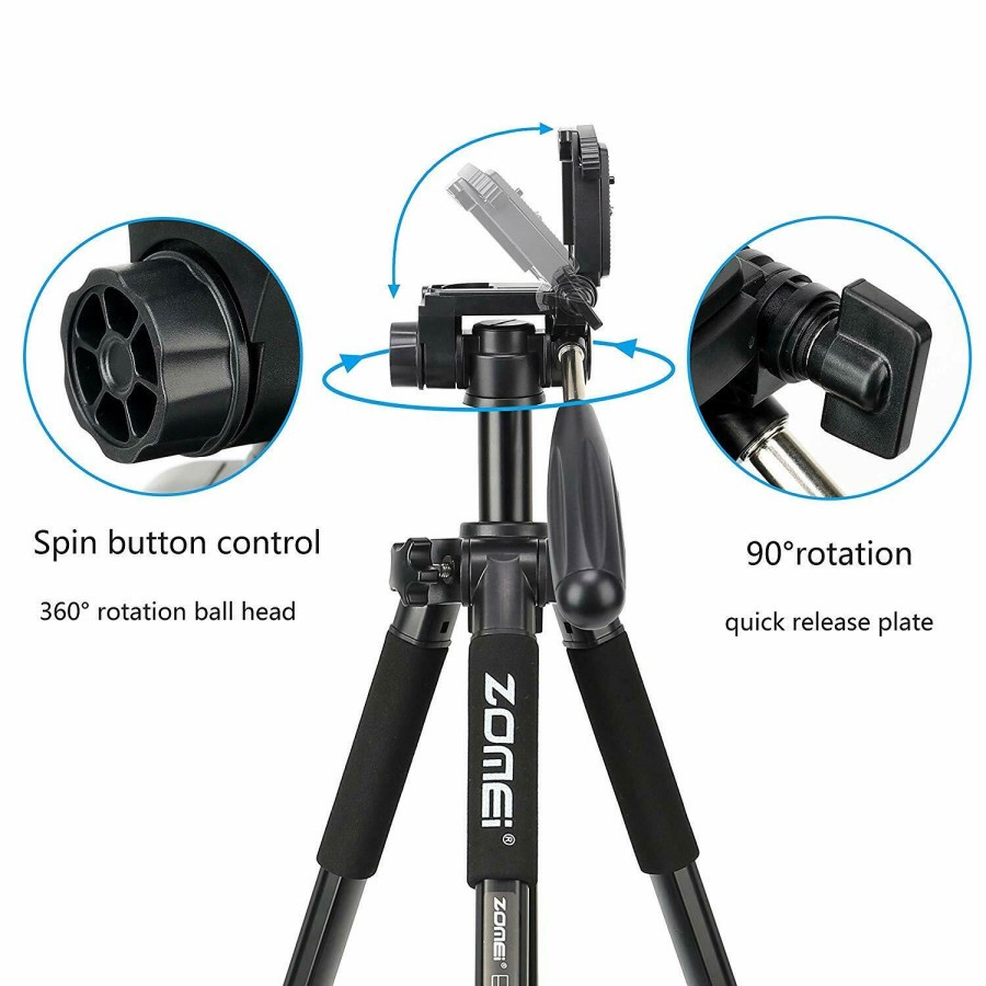 TRIPOD Camera SLR Smartphone Tripod ZOMEI Q111 Pan Head 3 Way