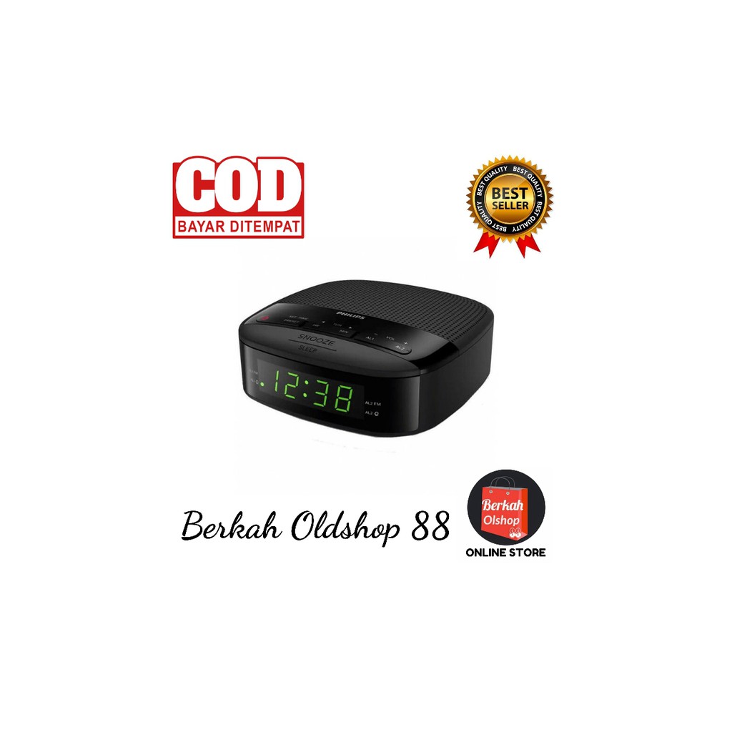 Berkah Oldshop 88 - Philips Digital Tuning Alarm Clock AJ-3116 / TAR-3205 FM Radio