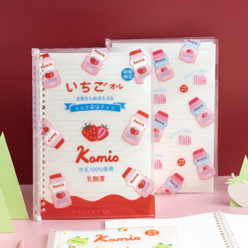 

KOMIO FRUITY MILK DRINK - A5/B5 LOOSE LEAF NOTEBOOK