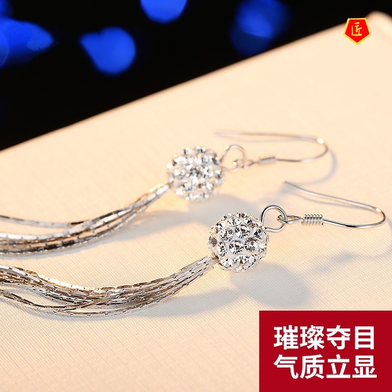 [Ready Stock]Silver Rabbit Stud Earrings Female Simple Fashion