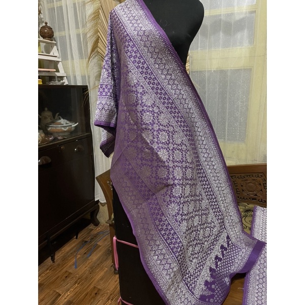 SONGKET PALEMBANG UNGU