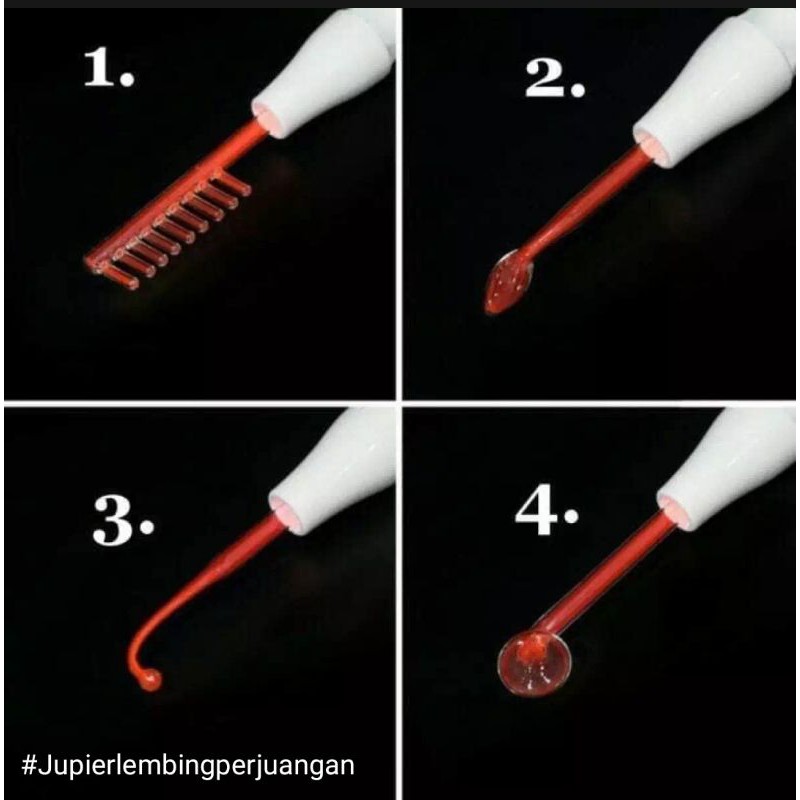 Sparepart alat facial kaca hf ( high frequency )