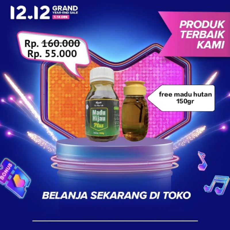 

BEST SELLER AL MURU'AH MADU LAMBUNG PLUS 350GR GRATIS MADU HUTAN