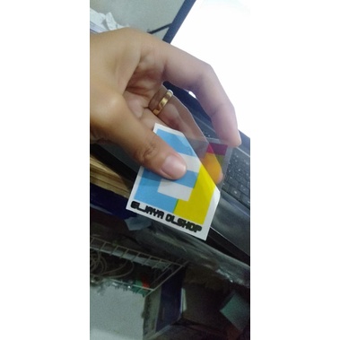 

stiker vinyl transparant
