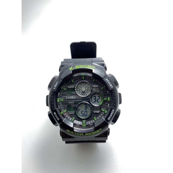 Lasika Jam tangan sporty digital remaja dewasa anti air fashion sport watch