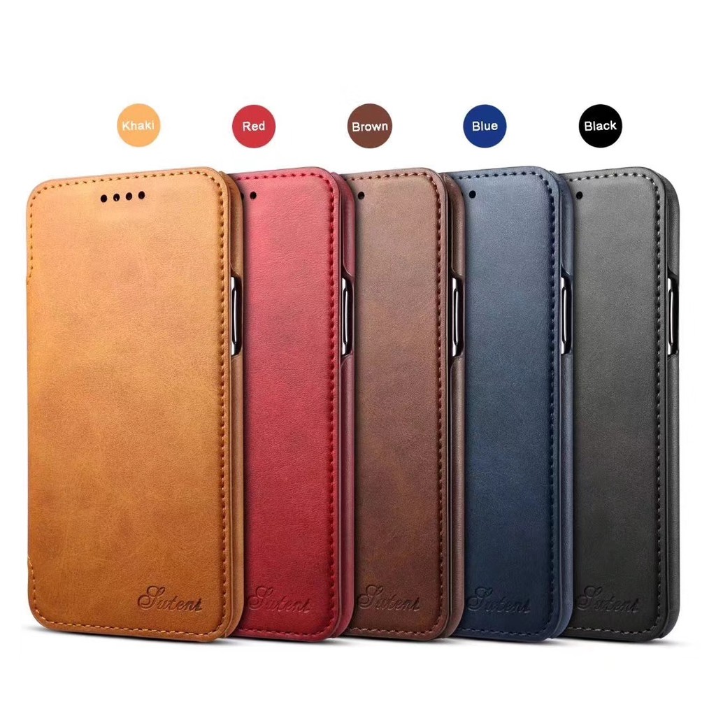 Casing Dompet Dengan Model Flip Dan Bahan Kulit Pu Untuk