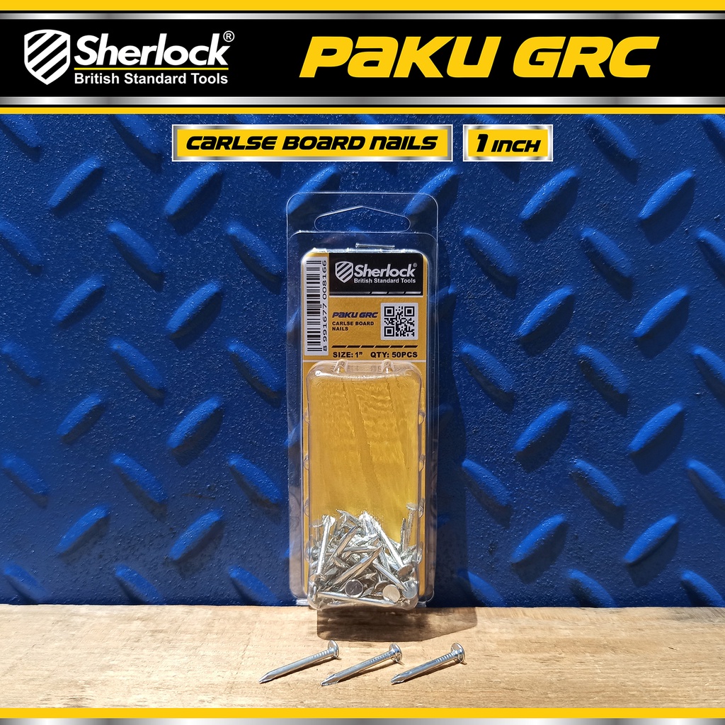 Paku GRC Karpet Sherlock 1 inch ( 2.54 cm ) ( 1 pack isi +/- 50 pcs)
