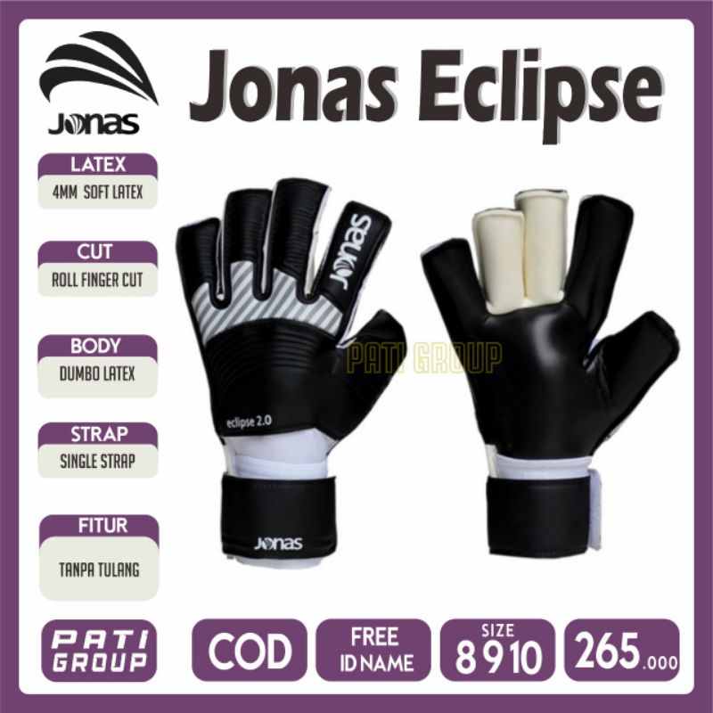 SARUNG TANGAN KIPER ORIGINAL JONAS ECLIPSE NEW 2022