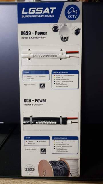 KABEL CCTV RG 59 + POWER LGSAT