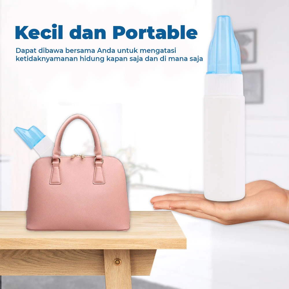 Nasal Spray Bottle Botol Cuci Hidung Neti Pot Mini Portable 70ML - nasal spray