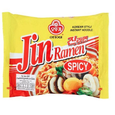 OTTOGI JIN RAMEN SPICY HOT - MIE INSTAN KUAH KOREA (NON HALAL)