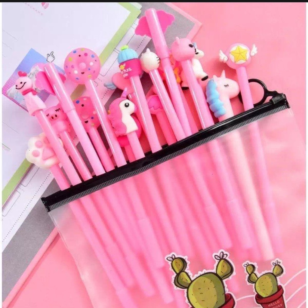 

Pulpen Karakter 1 Pak Isi 20 Bolpen Karakter Lucu Pulpen Karakter Harga Murah Free Pouch/Tempat Pulpen
