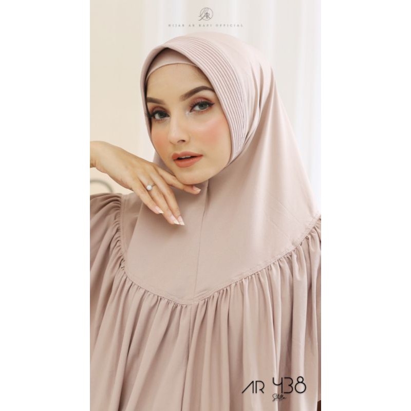 TERLARIS BISA COD ✓ Hijab Ar Rafi AR 438 hijab instan bergo Arrafi jumbo || INAYAHHIJAB-5