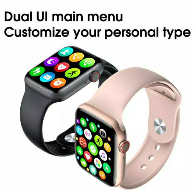 Smartwatch W46 1.75 inch Big Screen fitness tracker waterproof hw12 dtx w26
