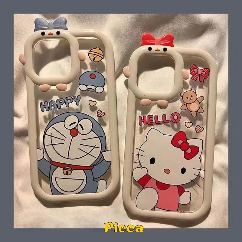 Case Desain Kartun Hello Kitty Monster Untuk VIVO Y12s Y35 Y22s Y21 Y22 Y75 Y55 V23 V23E Y16 Y1S Y12i Y21s Y21T Y31 Y33T Y20s Y20s Y21T Y20s Y15 Y20s Y21T Y20s Y20s Y20