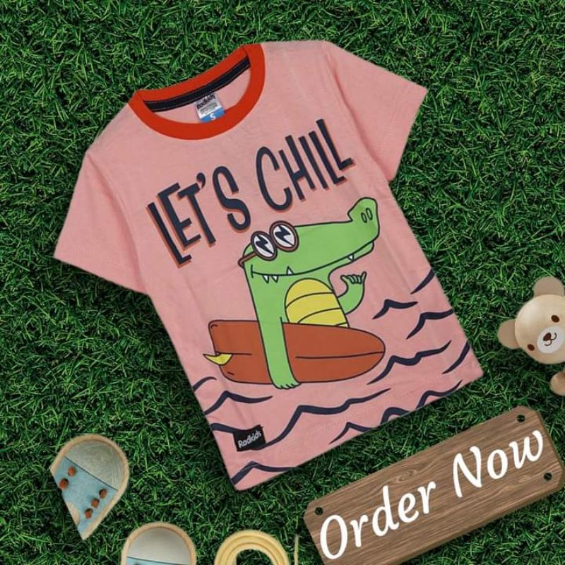 kaos anak gambar buaya