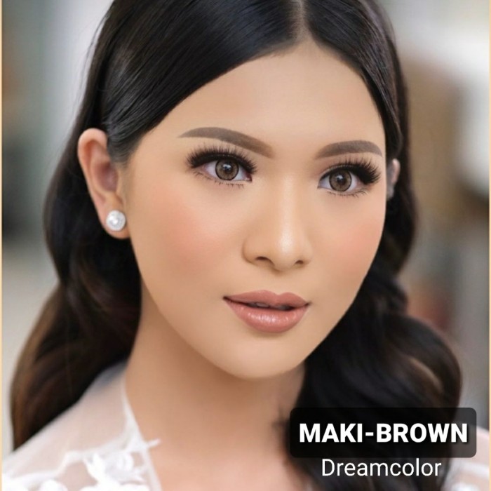 SOFTLENS BEST SELLER DREAMCOLOR MAKI BROWN uk14.5mm NORMAL/MINUS - BROWN MINUS