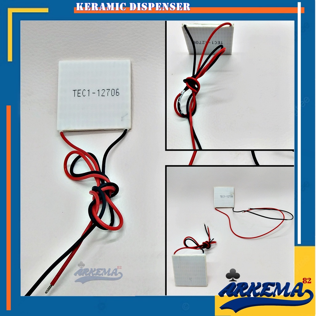 KERAMIC DISPENSER / ELEMEN PANAS DINGIN DISPENSER / PENDINGIN / PEMANAS / PELTIR  SPARE PART KERAMIK