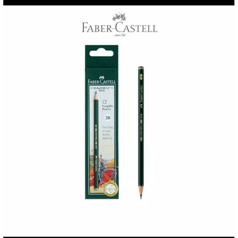 

Pensil Faber Castell 2B (ecer)