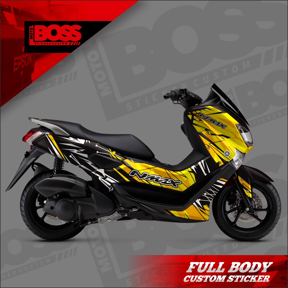 Decal Sticker Stiker Yamaha Nmax 2016 2017 2018 2019 Full Body Striping Full Body Nmax Motif Grpxstr
