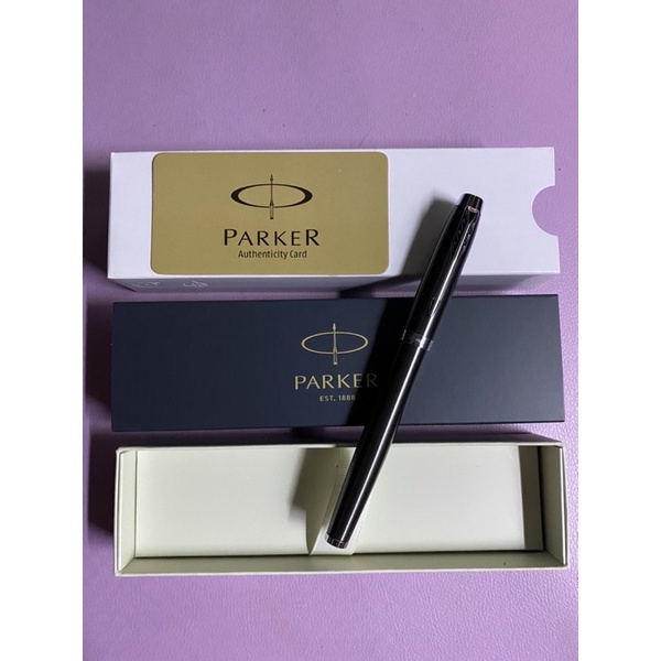 

Pulpen Parker IM New Original Dark Espresso Roller Ball Chrome Trim ( Klip Silver )