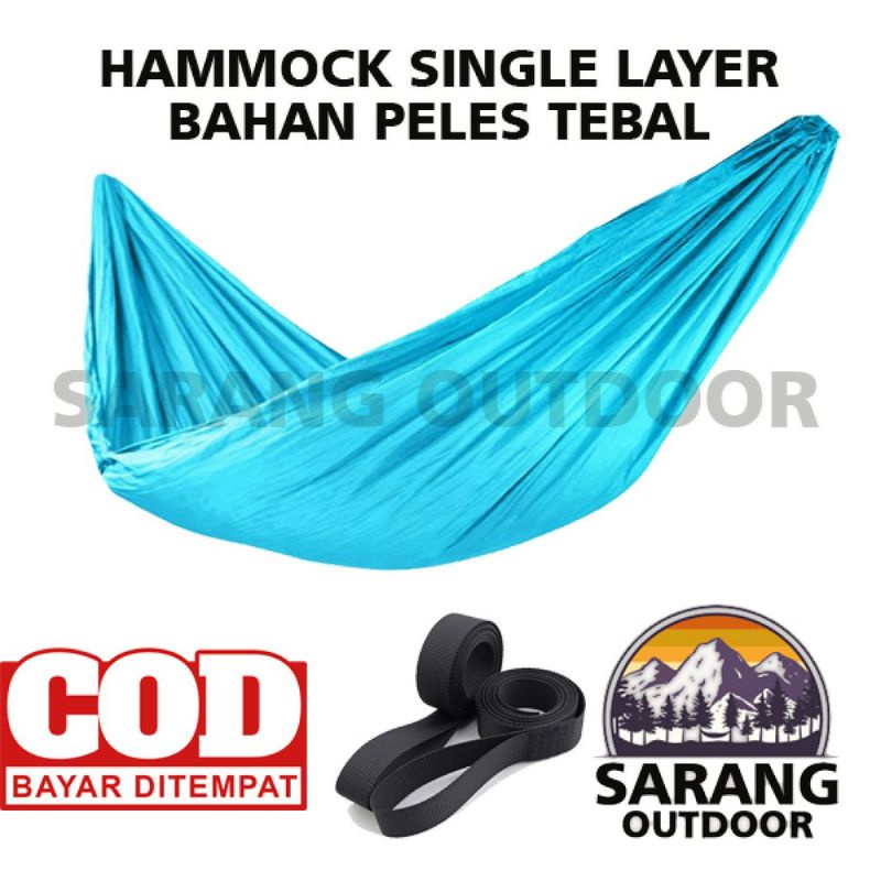 hammock / + tali webbing / SUPER TEBAL / Hammock Jumbo / BISA COD / Ayunan Murah / Hammock Murah / M