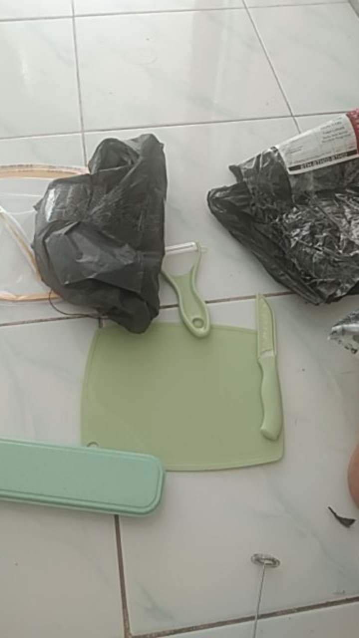 Agb - Aps21 - Talenan Dapur - Alat Talenan Set Dapur- Pisau Pengupas Kentang / Timun