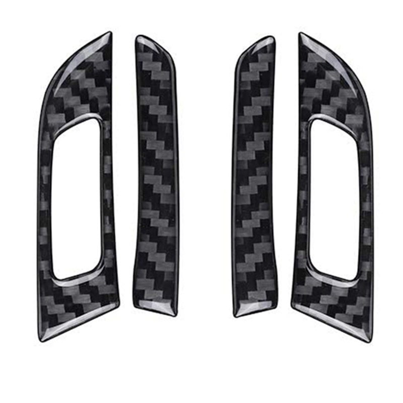 Carbon Fiber Front Side Air Outlet Vent Switch Frame Trim Cover Trim for BMW 3 Series F30 F32 F34 2013-2019