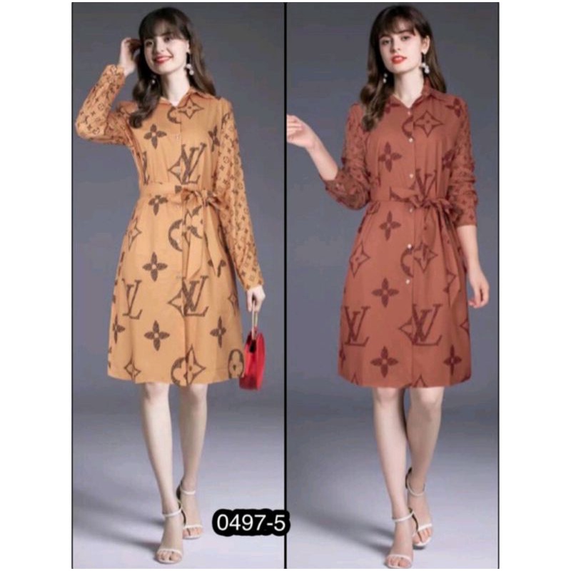 TUNIK KEMEJA LVVV IMPORT KATUN SILK