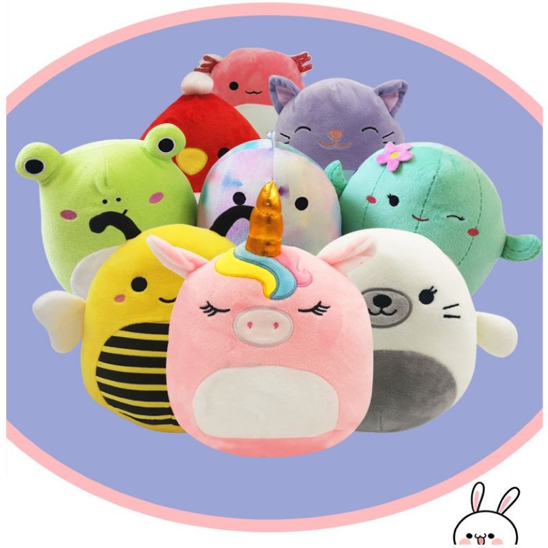 40cm Mainan Plush Axolotl Teal Green Anastasia Doll Toy Gift Kids Soft Squishmallow Boneka