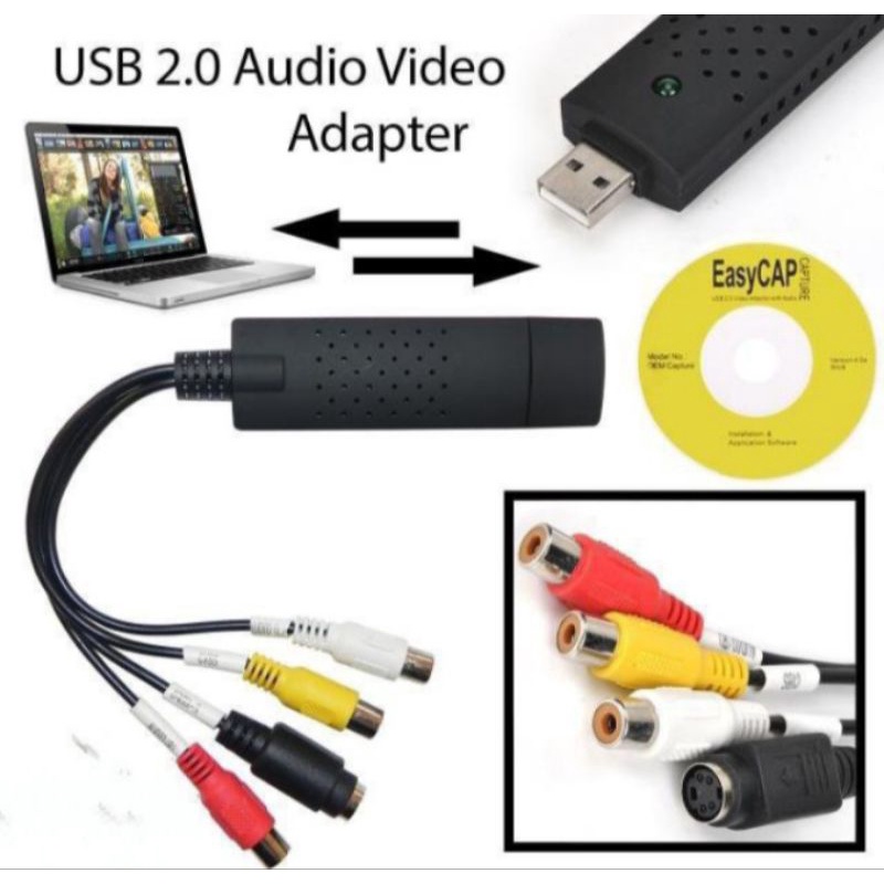 Easy Cap Vidio capture usb dvd Av Capture vidio card adapter usb 2,0