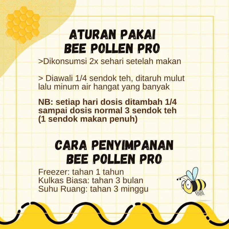 Olivoliv Snack Bee Pollen Pro Anti Aging - Peternakan Tawon Rimba Raya 600 Gr & 300Gr Kemasan Kaca
