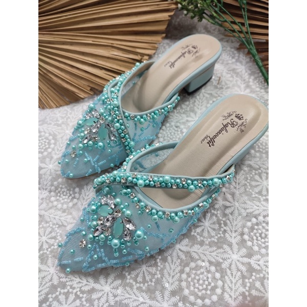 sepatu rafaizoutfit sepatu mayana sepatu wanita babyblue tinggi 3cm tahu