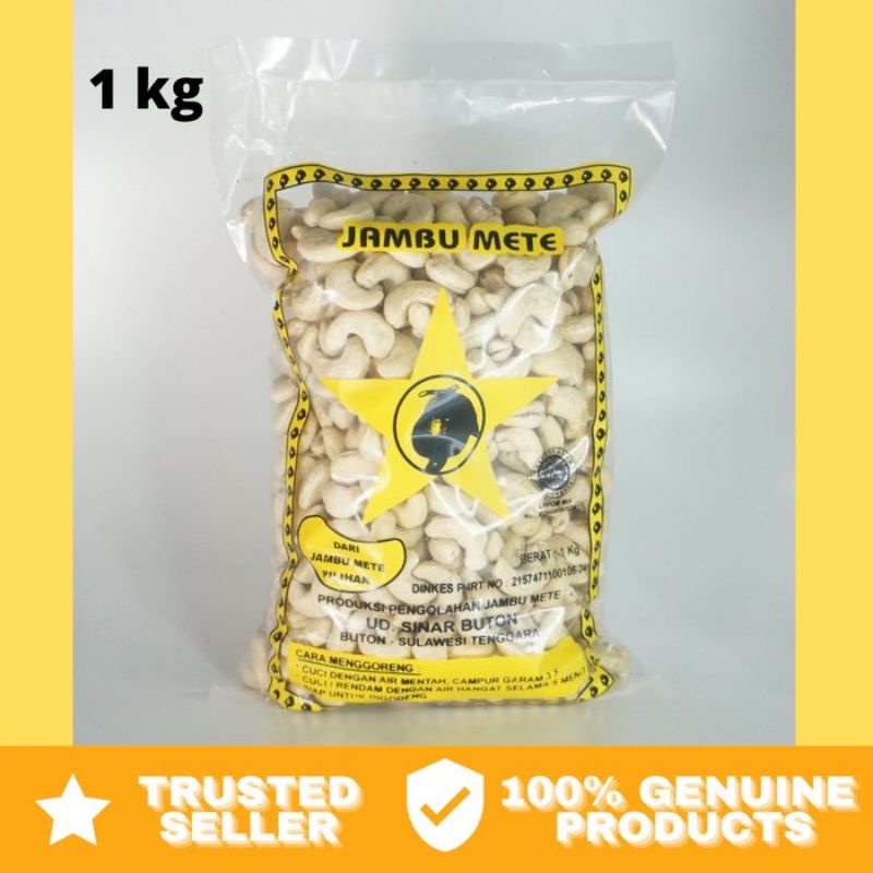 

Kacang Mete Mentah Bravo 1kg