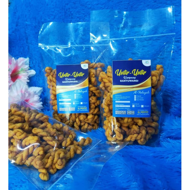 

AlhidayahUntir-Untir/KueTambang/cemilan-tradisional-pluntiran/Plintiran250g